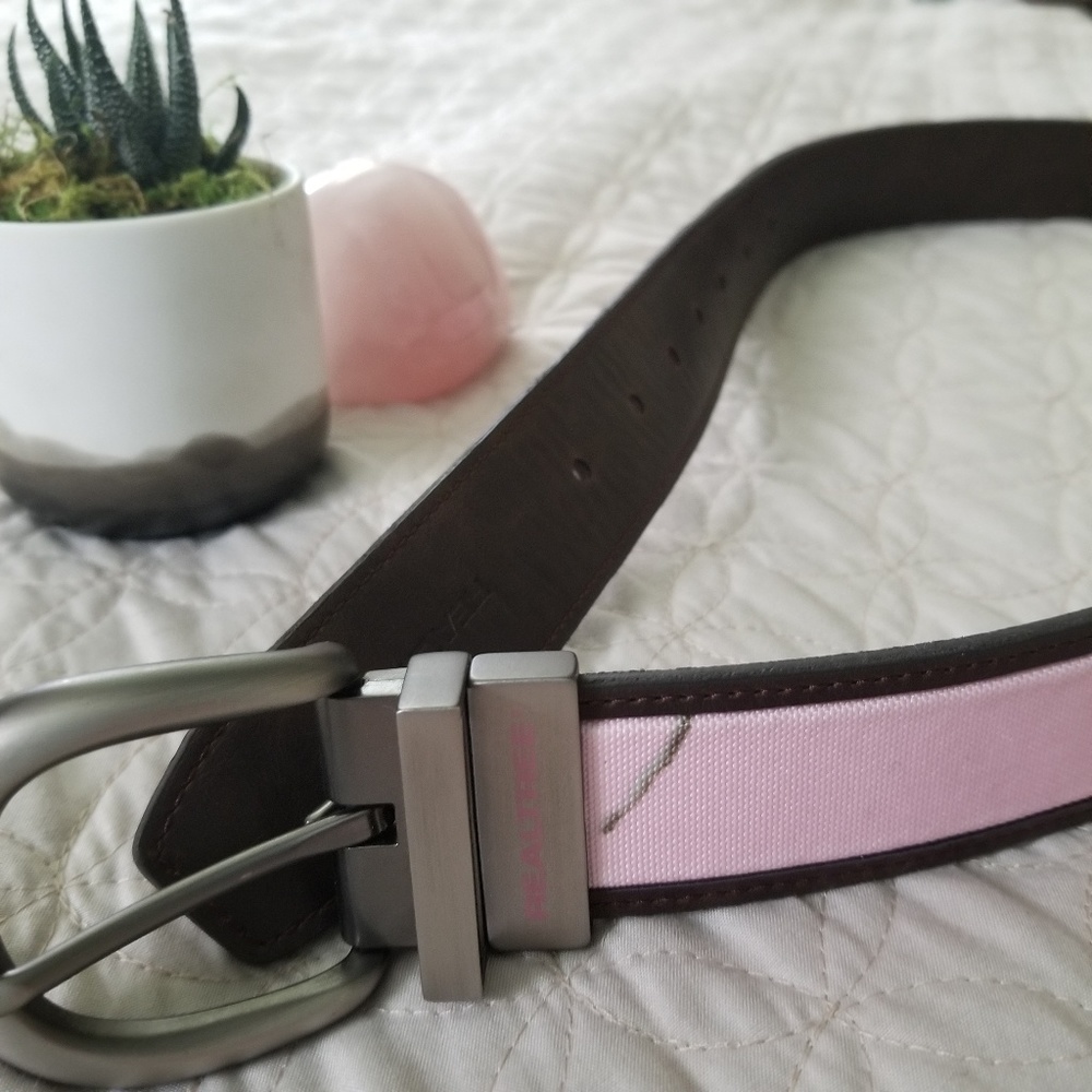 Real tree pink Camo belt
